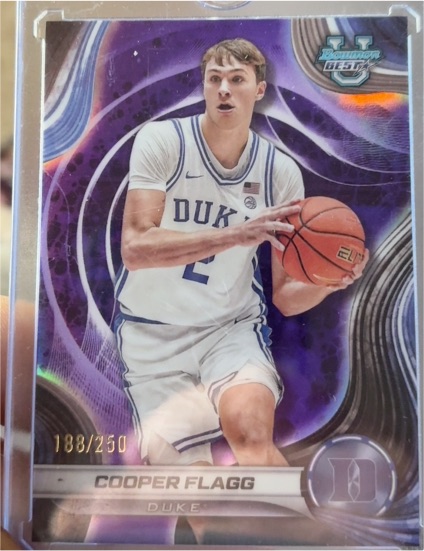 2024-25 Bowman Best University #16 Cooper Flagg — front