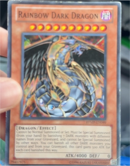 Yu-Gi-Oh! 2007 Power of the Duelist #PTDN-EN003 Rainbow Dark Dragon — front