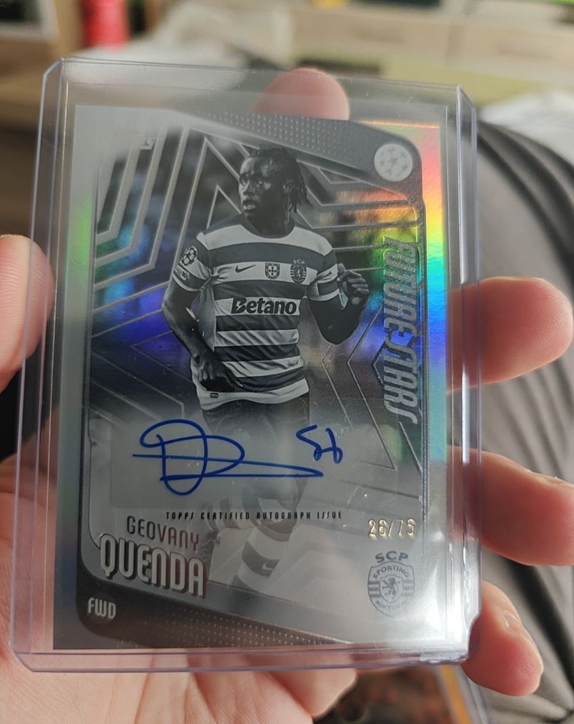 2025-26 Topps UEFA Club Competitions #FSA-GQ Geovany Quenda Future Stars Auto — front