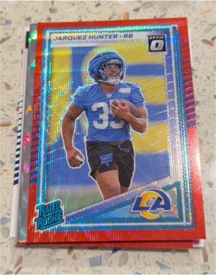 2025 Panini Donruss Optic #352 Jarquez Hunter — front