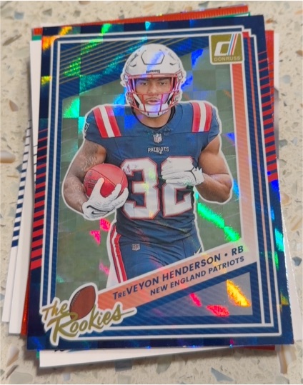2025 Donruss #16 TreVeyon Henderson The Rookies — front