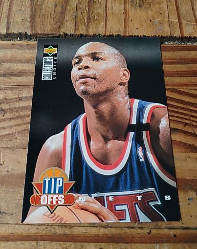 1994-95 Upper Deck Collector's Choice Tip Offs #182 Derrick Coleman — front