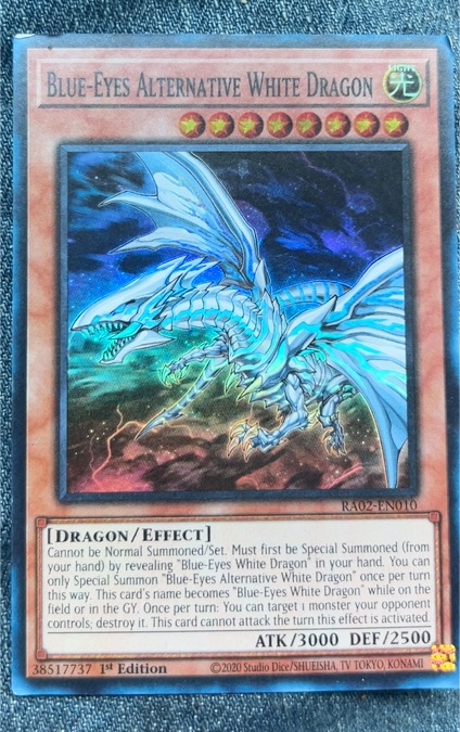 2020 Yu-Gi-Oh! RA02-EN010 Blue-Eyes Alternative White Dragon — front