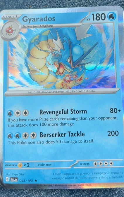 2022 Pokémon SV02: Paldea Evolved #043 Gyarados — front
