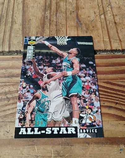 1994-95 Upper Deck Collector's Choice #194 Alonzo Mourning All-Star Advice — front