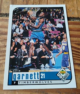 1998-99 Upper Deck UD Choice Preview #85 Kevin Garnett — front