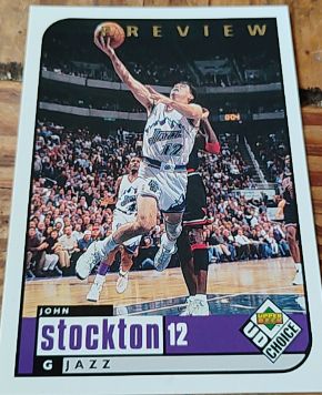 1998-99 Upper Deck Choice Preview #142 John Stockton — front