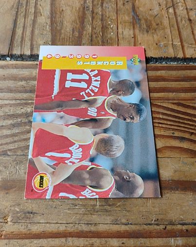 1993-94 Upper Deck #219 Houston Rockets Schedule — front