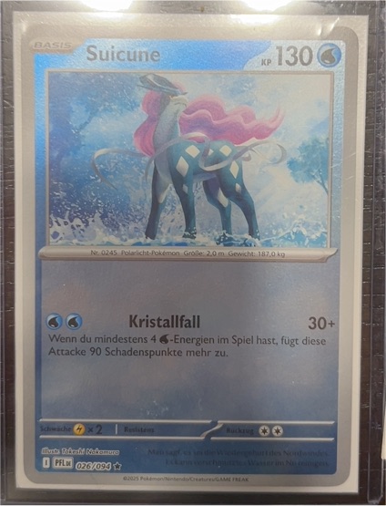 2025 Pokemon ME02: Phantasmal Flames #026 Suicune — front