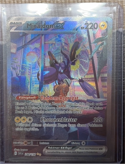 2023 Pokémon Scarlet & Violet #244 Miraidon EX — front
