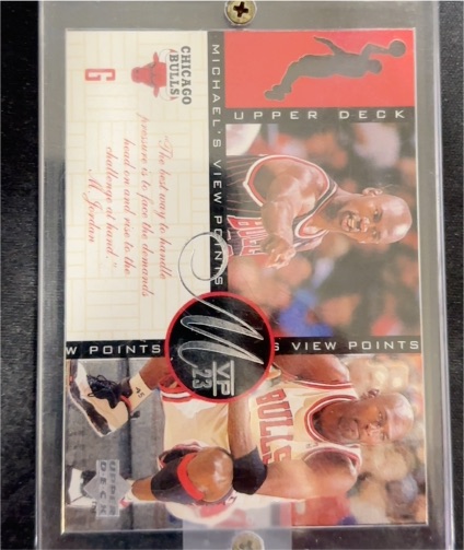 1996-97 Upper Deck Michael Jordan's Viewpoints #VP6 — front