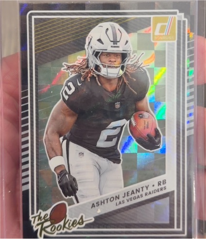 2025 Panini Donruss #7 Ashton Jeanty The Rookies — front