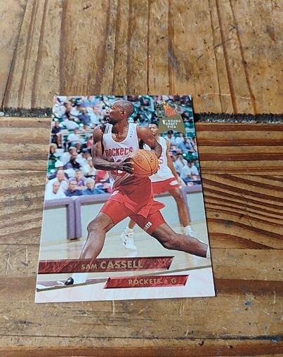 1993-94 Fleer Ultra #72 Sam Cassell RC Houston Rockets — front