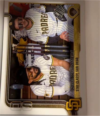 2025 Topps Update #US221 Fernando Tatis Jr. / Jackson Merrill — front