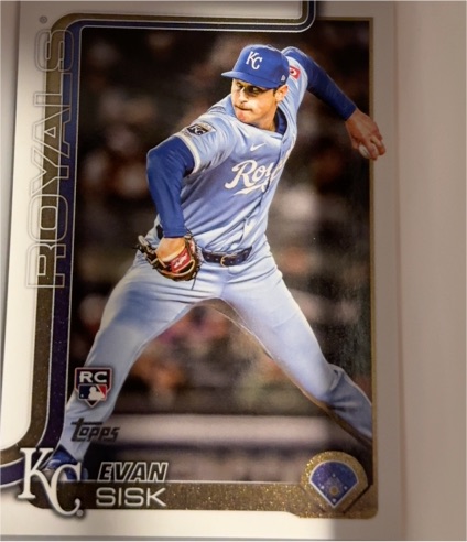 2025 Topps Update #US176 Evan Sisk — front
