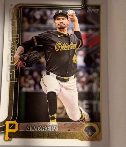 2025 Topps Update #US299 Andrew Heaney — front