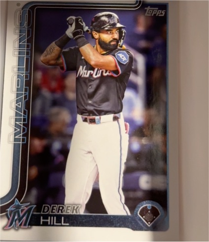 2025 Topps Update #US305 Derek Hill — front