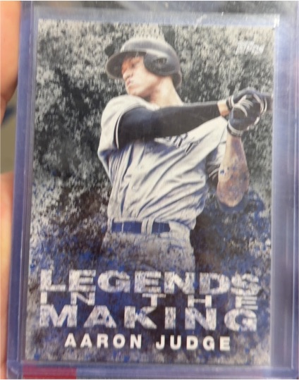 2018 Topps Legends in the Making #LTM-AJ Aaron Judge — front