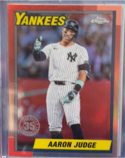 2025 Topps Chrome 35th Anniversary #90CB-11 Aaron Judge — front