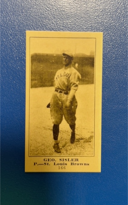 1916 Everybody's #166 Geo. Sisler — front