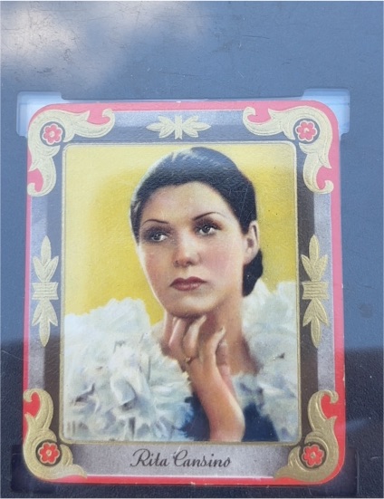 1934 Garbaty Film Star Series 2 #222 Rita Cansino — front