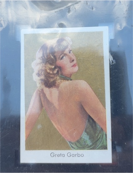 1934 Goldfilm Series 1 Tobacco Salem Back Greta Garbo — front