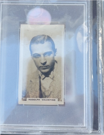 1936 Facchino's Cinema Stars #35 Rudolph Valentino — front