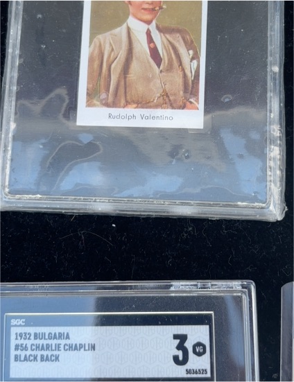 1932 Bulgaria #56 Charlie Chaplin Black Back — front
