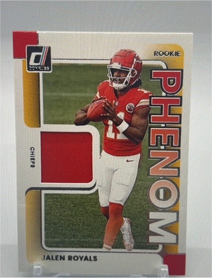2025 Panini Donruss #RPJ-JRS Jalen Royals Rookie Phenom Jersey Relic — front