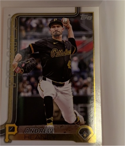 2025 Topps Update #US299 Andrew Heaney — front