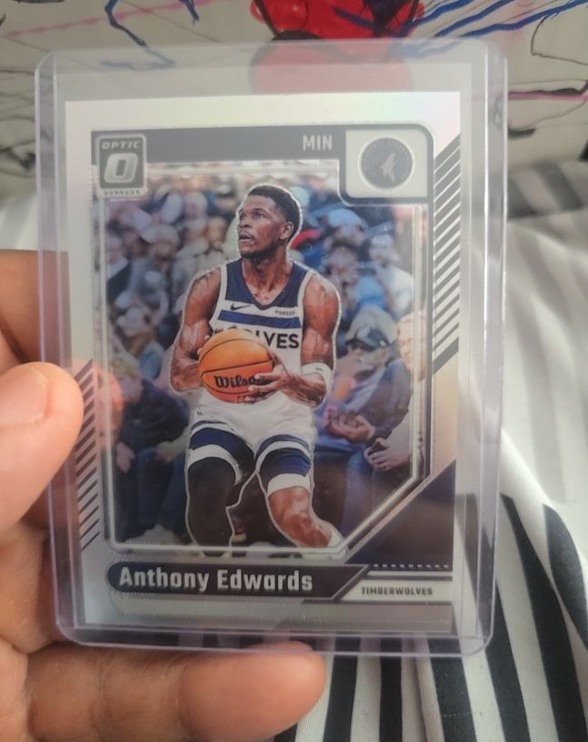 2024-25 Panini Donruss Optic #31 Anthony Edwards — front
