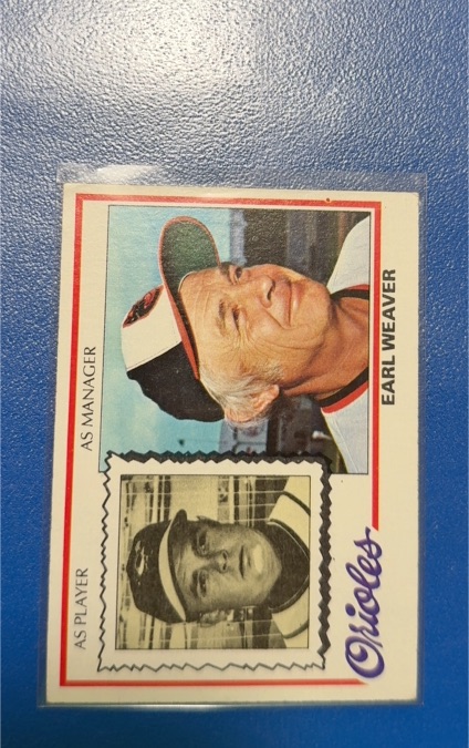1978 Topps #211 Earl Weaver — front