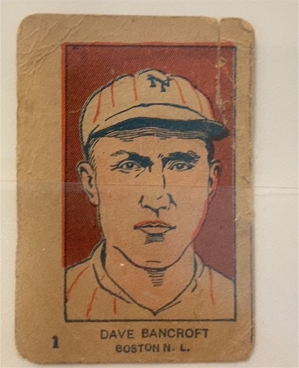 1926 W512 #1 Dave Bancroft — front