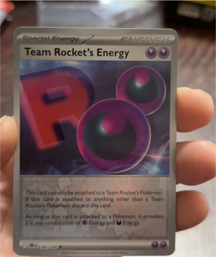 2025 Pokemon Scarlet & Violet Destined Rivals #182 Team Rocket's Energy — front