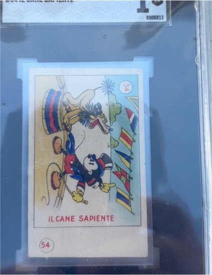 1936 Elah Topolino #54 Il Cane Sapiente — front
