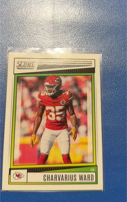 2022 Panini Score #35 Charvarius Ward — front