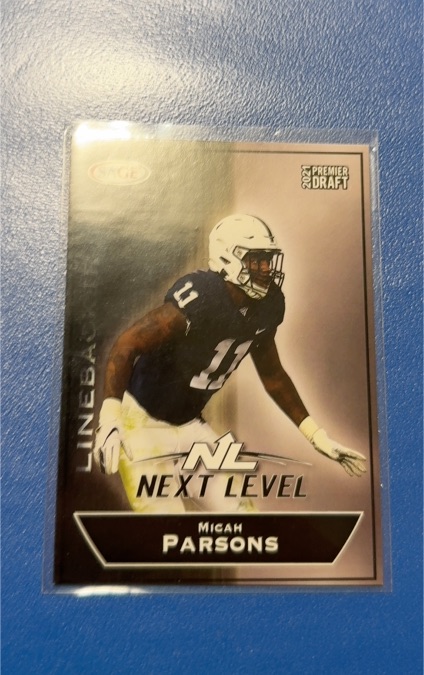 2021 Sage Premier Draft #45 Micah Parsons Next Level — front