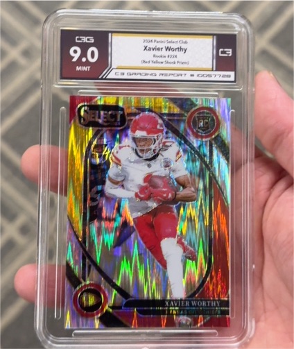 2024 Panini Select Club Level #224 Xavier Worthy — front