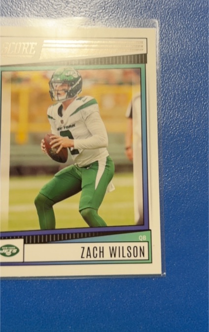 2022 Panini Score #295 Zach Wilson — front