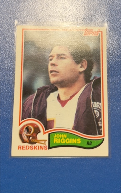 1982 Topps #520 John Riggins — front
