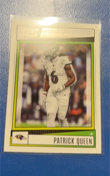 2022 Panini Score #186 Patrick Queen — front