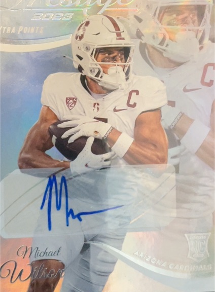2023 Panini Xtra Points #366 Michael Wilson — front