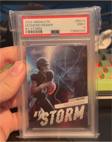 2022 Panini Absolute By Storm #BST-4 Desmond Ridder — front