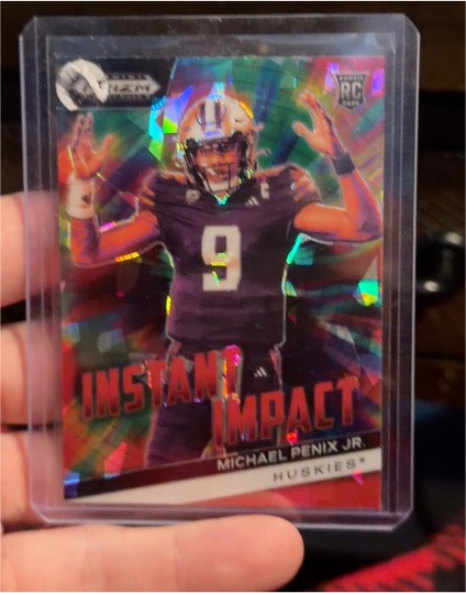 2024 Panini Prizm Draft Picks #II-MPJ Michael Penix Jr. Instant Impact — front