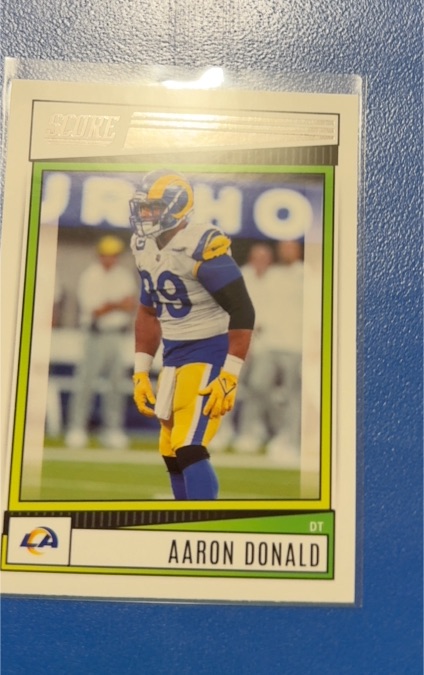 2022 Score #157 Aaron Donald — front