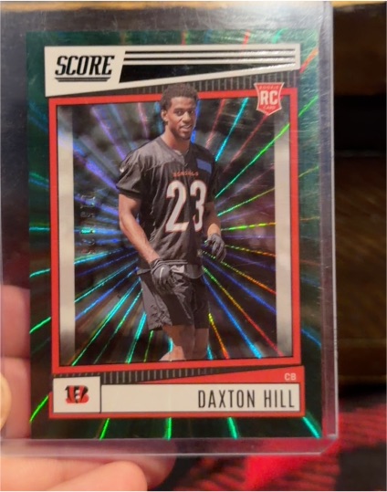 2022 Panini Score Football #366 Daxton Hill — front