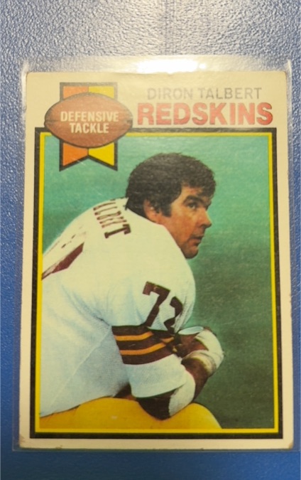 1979 Topps #416 Diron Talbert Washington Redskins — front