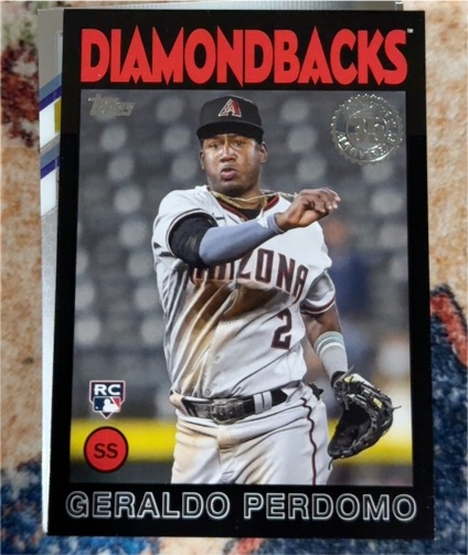 2021 Topps Update 1986 35th Anniversary #86B-43 Geraldo Perdomo Rookie — front