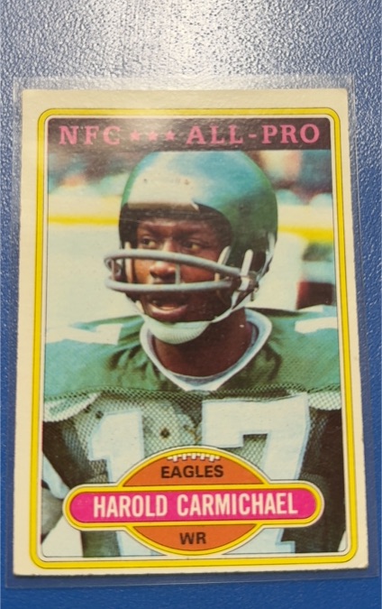 1980 Topps #420 Harold Carmichael — front