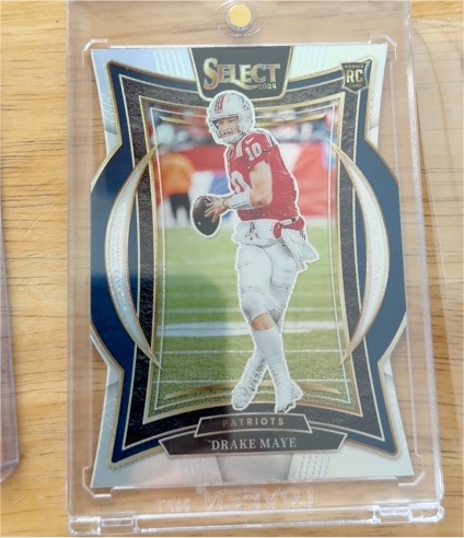 2024 Panini Select - Concourse #27 Drake Maye Rookie Card — front